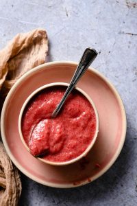 red plum puree